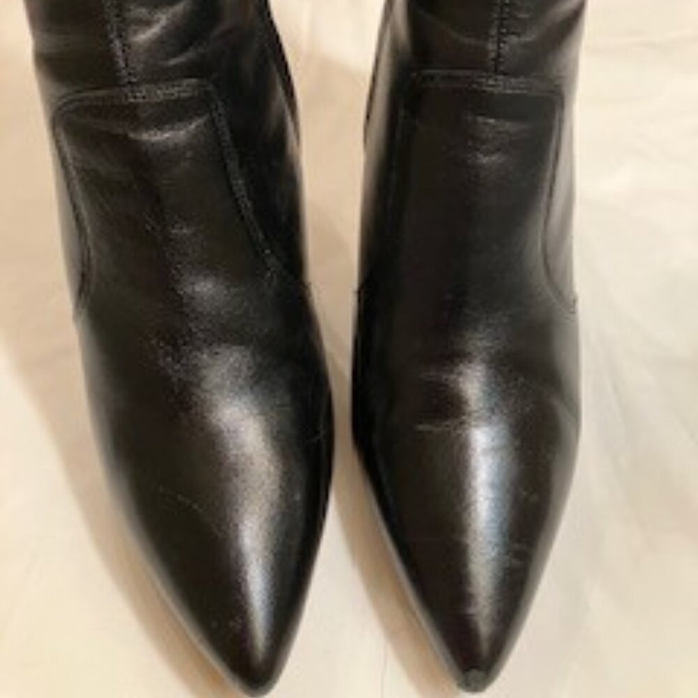 HAASHLEE-LEA Black Leather Boots 7.5 Halogen (Nordstrom)